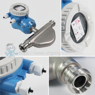 Sanitäre Durchflussmesser E+H Proline Promag P 300 P 500 Endress Hauser Lebensmitteltechnik Elektromagnetische Durchflussmesser