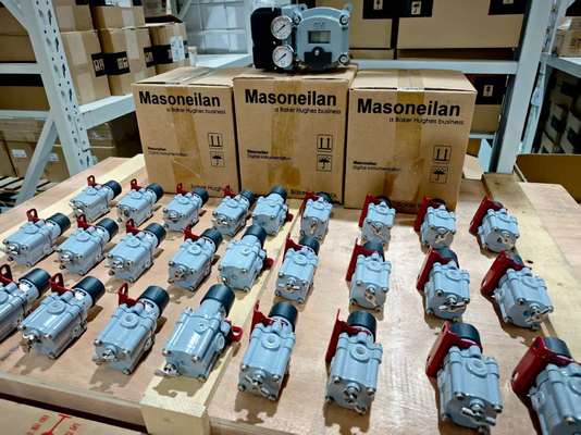 Chinesisches Regelventil mit pneumatischem intelligentem Stellwerk des Ventils YT-1000 und masoneilan Regler 78-40