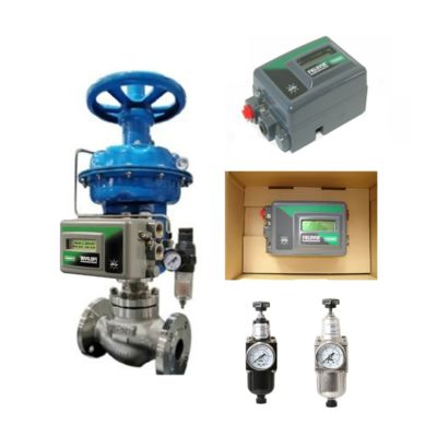 SAMSON 3222-Serie Pneumatisches Steuerventil mit Fisher 3582i Positionierer