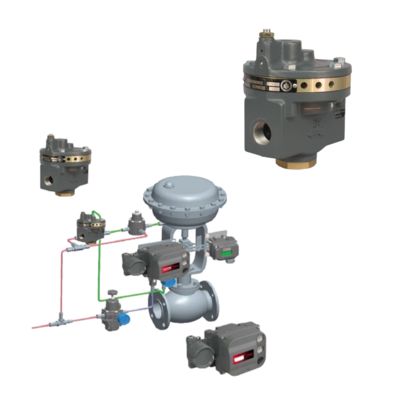 Fisher 2625 Serie Volumen-Booster 3/4 NPT CCC zertifiziert