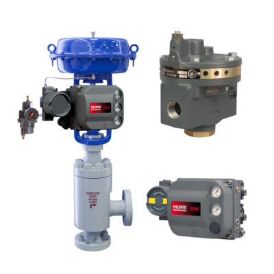 Fisher 2625 Serie Volumenverstärker mit 3/4 NPT Verbindung