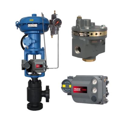 Fisher 2625 Serie Volumenverstärker mit 3/4 NPT Verbindung
