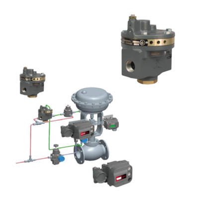 Fisher 2625 Volumenverstärker 3/4 NPT CCC-zertifiziertes Ventilzubehör