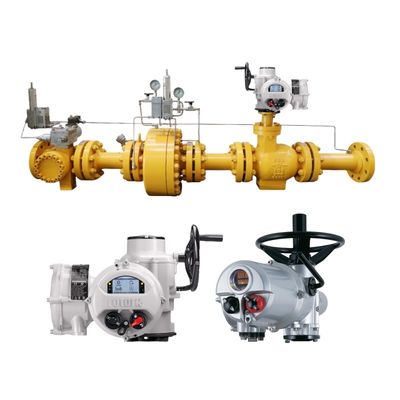 Rotork-Elektroventilaktuatoren IQT-Mehrdreh-Teildreh-Ventilaktuatoren Strömungssteuerung China Erdgasregulator Skid