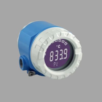 Druck-/Durchflussregelgerät mit Endress+Hauser Proline Prowirl D 200 Wirbelzähler und ITEMP TMT188 Temperaturtransmitter