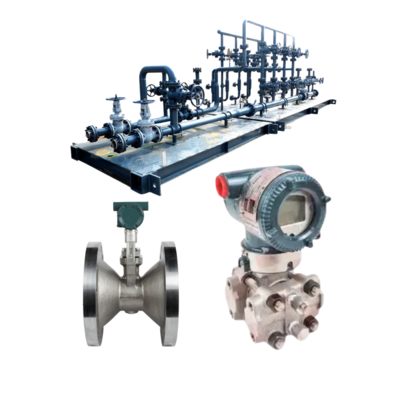 Druckminderer mit Yokogawa-Wirbelflussmesser der VY-Serie und Differenzdrucktransmitter EJX120A für den Lüftungsbereich