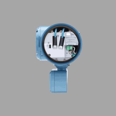 Erdgas-Ventil-Skid ausgestattet mit einem Micro Motion F100A Coriolis-Durchflussmesser und einem im Feld installierten 5700 Transmitter.