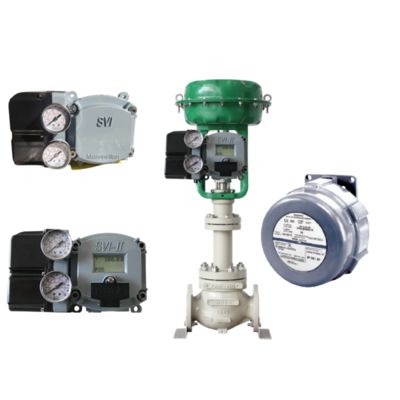 Größe DN50 Spirax Sarco Pneumatisches Steuerventil KE73 und Masoneilan Ventilpositionierer SVI2/SVI3/SVI1000 und Booster Stock