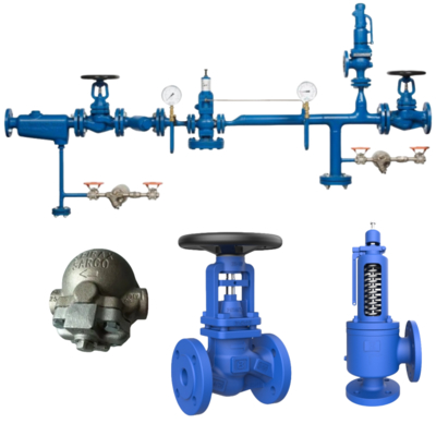Sicherheitsstruktur Spirax Sarco Sicherheitsventile SV607 zur industriellen Druckentlastung