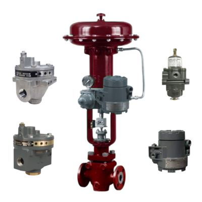 Neue und präzise Regelventile und Fisher elektro-pneumatische Wandler 846 und Volumenverstärker 2625