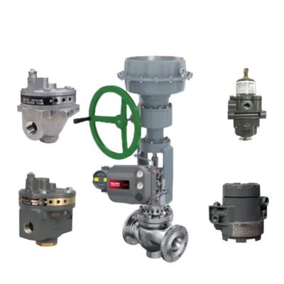 Neue Pneumatische Steuerkugelventile und Positionierer DVC6200 und Volumenverstärker 2625 und Regler 67CFR