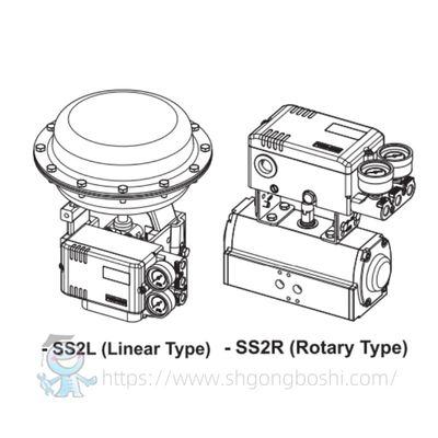 Custom China Pneumatische Steuerventile Power-Genex SS2 SS3 SS5 Doppelwirkender Smart Valve Positionierer