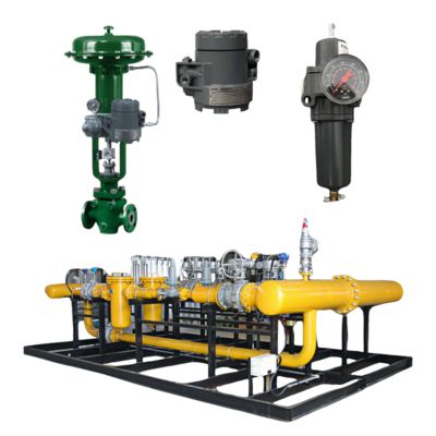 Regelventil mit Fisher 846 I/P-Wandler & DVC6200 Stellungsregler für Hochtemperatur-, Hochdruck-, korrosive und gefährliche Umgebungen