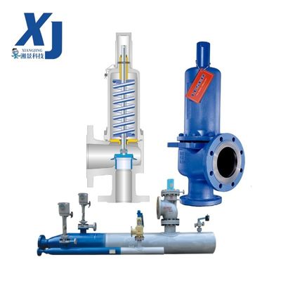 Flanged Boiler Safety Relief Valve Leser 441 442 Series Angle Valve Spring Loaded Full Lift Safety Valve