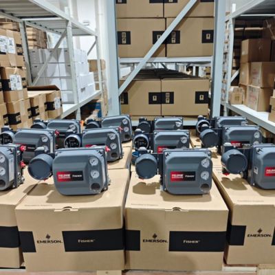 Fisher DVC6200 Pneumatischer Ventilregler Ventilpositionierer Smart Positioner und Buerkert Typ 5404 Magnetventil