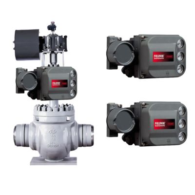 Fisher DVC6200 Pneumatischer Ventilregler Ventilpositionierer Smart Positioner und Buerkert Typ 5404 Magnetventil