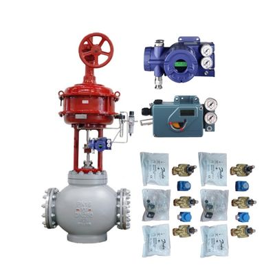 Schneider Foxboro Stellungsregler SRD960 SRD991 SRD998 und Asco Danfoss Magnetventil für präzise Durchflussregelung