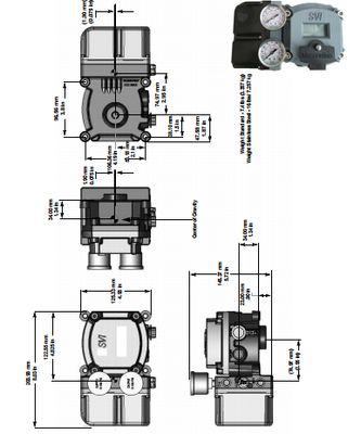 Masoneilan 78-4 78-40 80-40 Luftfilter-Regler SVI2 Digitaler Ventilpositionsregler Regelventile BR200 BR400 Verstärkerrelais