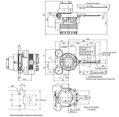 Lieferantenbestand Azbil Steuerventil AVP300 AVP301 AVP302 AVP307 Smart Digital Valve Positioner mit Diagnostik