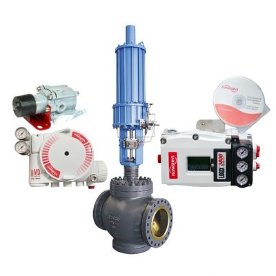 Original-Bestand Digitaler Pneumatischer Ventilpositionierer Zwei-Draht 4-20 MA Eingabe Flowserve Logix 3200MD 3800 Ventilcontroller