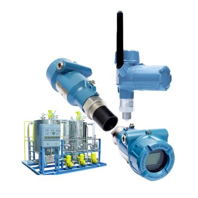 Zuverlässiger Rosemount 3408 Berührungsloser Radar-Level-Sender Drahtloser Flüssigkeits-Level-Sensor Preis