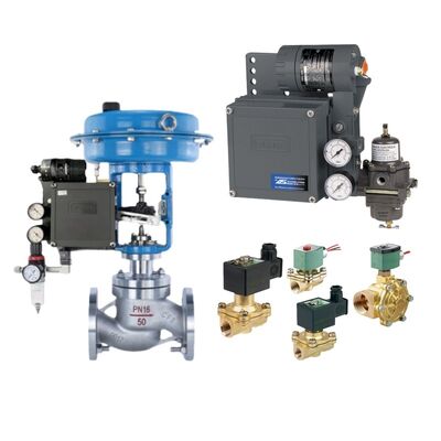 Guter Preis Asco Magnetventil und einfachwirkender pneumatischer Ventilantrieb Fisher 3582 3582i Regelventil OEM-Lieferant China