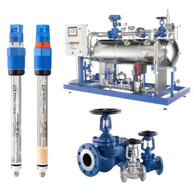 Flüssigkeitsanalyse Potentiometrische Endress Hauser CPS11E-UR7AAA2 und Spiraxarco Bellow-Ventil BSA2T BSA3T für Wasser und Abwasser