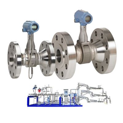 High Accuracy Flowmeter Flanged Rosemount 8800 Series Steam Gas Liquid Measurement Digital Vortex Flow Meters