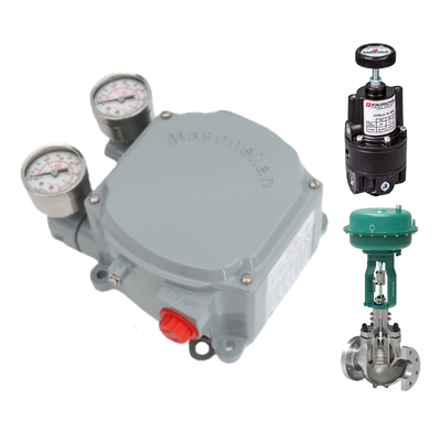 Masoneilan electro-pneumatic positioner SVI1000/SVI2 AP series SVI1000G/IM/PR and Rotork Fairchild Type 14 pneumatic relay – genuine original parts, in stock and available for immediate delivery.