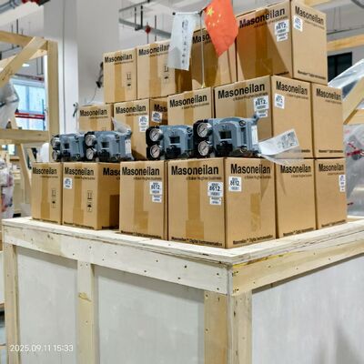 Rotork Fairchild T7800 I/P Wandler + Masoneilan SVI2 AP/SVI2 Serie SVI2AP-22123111 doppeltwirkender intelligenter Ventilpositionierer, auf Lager.