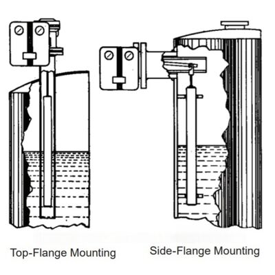 Masoneilan 12800-Serie Flanschgeschraubte Pneumatische Level Controller Reichweite 355mm Durch 3048mm Level Transmitter
