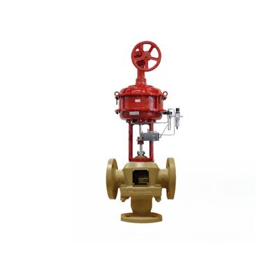 Stock Industrial Temperature Control Valve Amot 3 Way Thermostatic Valves and Samson 3730 Valve Positioner Price
