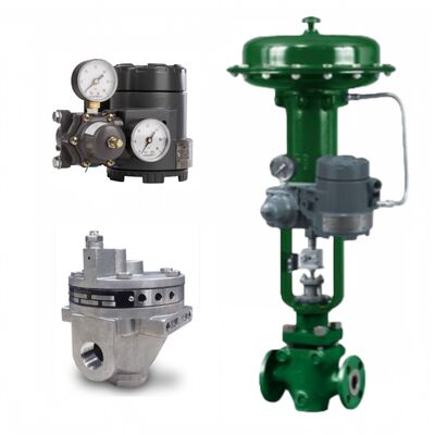 High Precision Fisher 864 646 Electro Pneumatic Transducer 2625 Volume Booster Process Automation Price