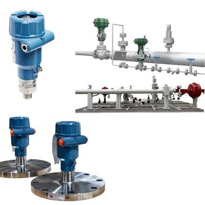 Neue Messweite 30 m Flankenverbindung Rosemount 3408 Level-Sender Kontaktloser Radar für Rohr