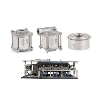 Industrielle Thermostatikdampffänger aus Edelstahl mit maximaler Temperatur von 400 °C und einem Druckbereich von 42 bar