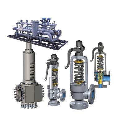 Konsolidiertes Maxiflow-Feder-geladenes Sicherheitsventil für hochtemperaturen Dampf nach API 526