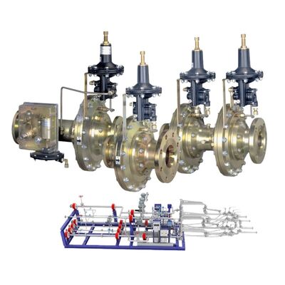 Emerson Tartarini Pneumatischer Gasregler 2 FL BP/FR Gegendruck Niederdruck-Druckminderer aus Kohlenstoffstahl
