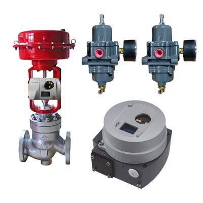 Ausgestattet mit dem Fisher 67CFR Filterregulator Me-tso Valmet Neles ND9000-Serie Smart Valve Controller Positioner