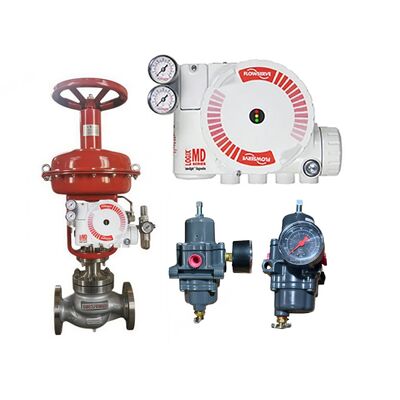 Fisher 67CFR Filterregler Flowserve Logix 3410MD-28-D6-M-04-50-0G-00 Digitales Regelventil-Stellungsregler