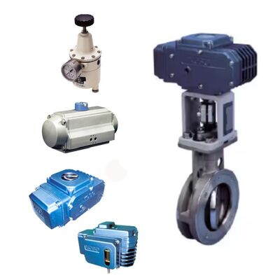 KOSO 710E 720E Exzentrische PARA SEAL Absperrklappen mit 3620R 6300RB Pneumatikzylindern