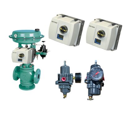 Neles ND7000 Digitaler Ventilregler mit HART-Kommunikation, IP66-Schutz und schleifengespeistem Fisher 67CFR Filterregler