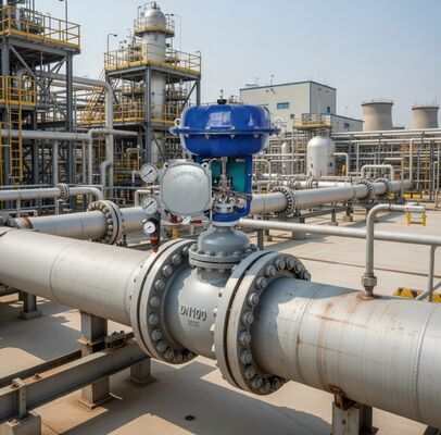 Chinesisches pneumatisches Regelventil mit SVI1000G SVI1000 PR G IM Masoneilan Stellungsregler SVY und Asco Regler für Flüssiggas