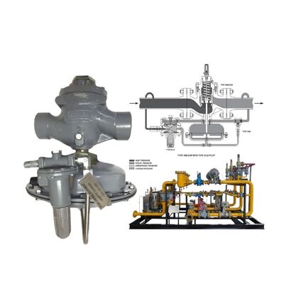 Fisher 1098-EGR Pilotbetriebener Gasdruckregler mit hoher Kapazität und maximalem Einlassdruck von 1500 psig