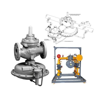 Fisher 1098-EGR Pilotbetriebener Gasdruckregler mit hoher Kapazität und maximalem Einlassdruck von 1500 psig