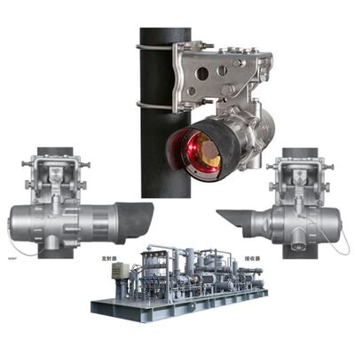DET-TRONICS FlexSight LS2000 Gasdetektor für offene Wege mit 200 m Reichweite, Dual-Wellenlängen-IR-Technologie und Edelstahlgehäuse