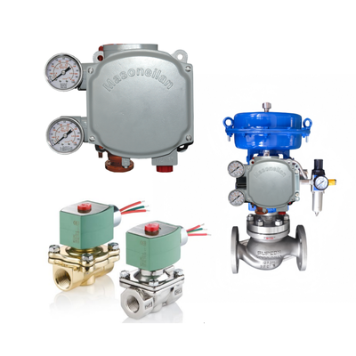 Masoneilan SVI1000 Intelligent Digital Valve Positioner HART Protocol Rev 5/7 with ASCO Solenoid Valves