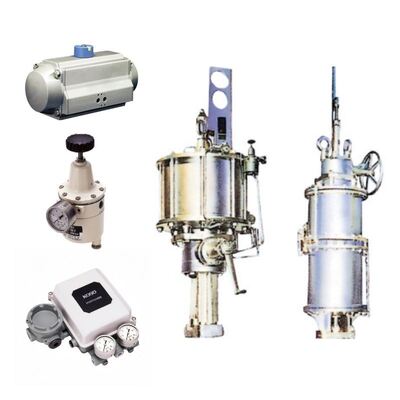 KOSO 6100 6200 6300 Lineare pneumatische Zylinderaktuatoren einfach und doppeltwirkend für die Petrochemie