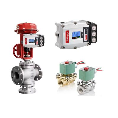 Hochwertiges Flowserve Logix 3800 Digital Valve Positioner Smart Control mit ASCO-Solenoidventilen