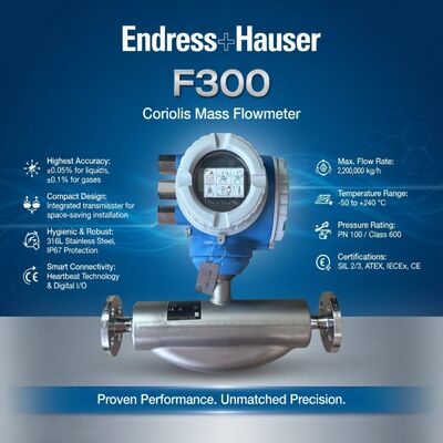 Endress+Hauser Proline Promass F 300 8F3B40 8F3B80 Coriolis-Massendurchflussmesser Massenflussmesser