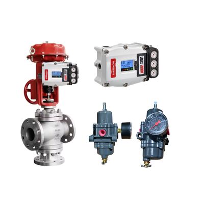 Flowserve Logix 3800 Digitaler Ventilregler Smart Control mit Fisher 67CFR Filterregler